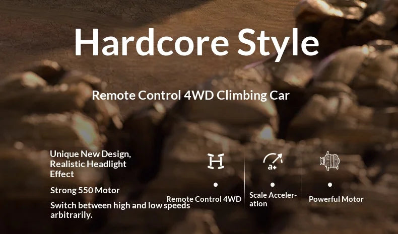Huangbo Hot Selling 1:10 Remote Control Off Road Vehicle The Second Generation Upgraded Full Scale Climbing Vehicle Remote Car