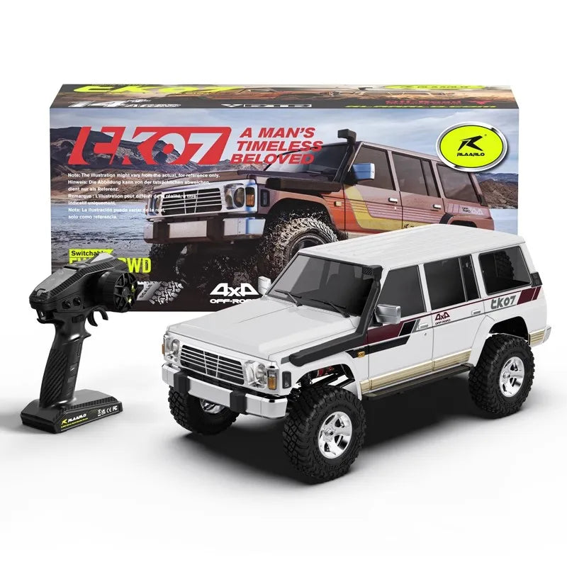 Ralaro Tk07 1/7 Remote Control Electric 4wd Drive Climbing Double-Speed Differential Lock Climbing Off-Road Vehicle Rc Model Car