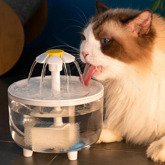 Automatic Cat Water Fountain — 1.2L Quiet USB Filtered Drinking Fountain