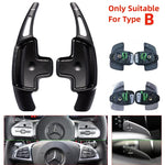 Car Steering Wheel Paddle Shifters Aluminum Shift Paddle Blade for Benz A B C E GLE GLA GLC Class W176 W205 W246 C117 W218