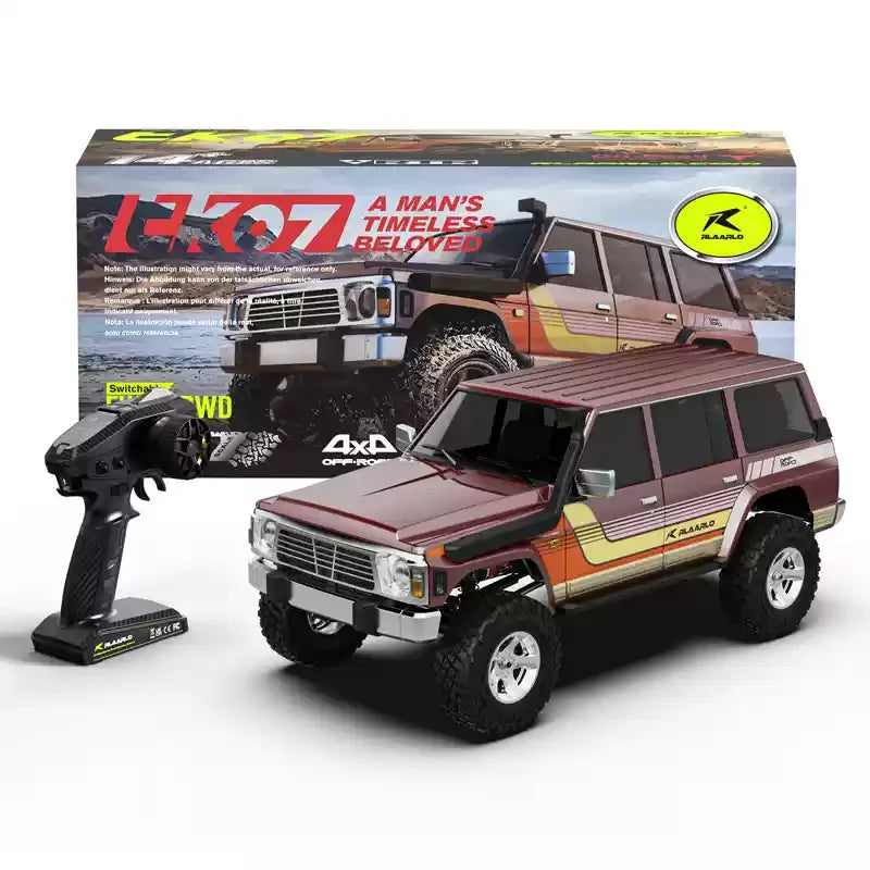 Ralaro Tk07 1/7 Remote Control Electric 4wd Drive Climbing Double-Speed Differential Lock Climbing Off-Road Vehicle Rc Model Car