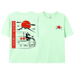 JDM Racing Graphic Tee — Oversized 100% Cotton Unisex T-Shirt