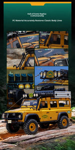 Range Rover FMS 1/10 FCX10 Camel Cup 4WD Edition Car Official Licensed Product Simulation Electric brushed Remote Control Climbing Off Road Vehicle