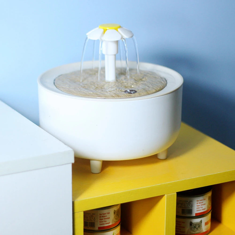 Automatic Cat Water Fountain — 1.2L Quiet USB Filtered Drinking Fountain
