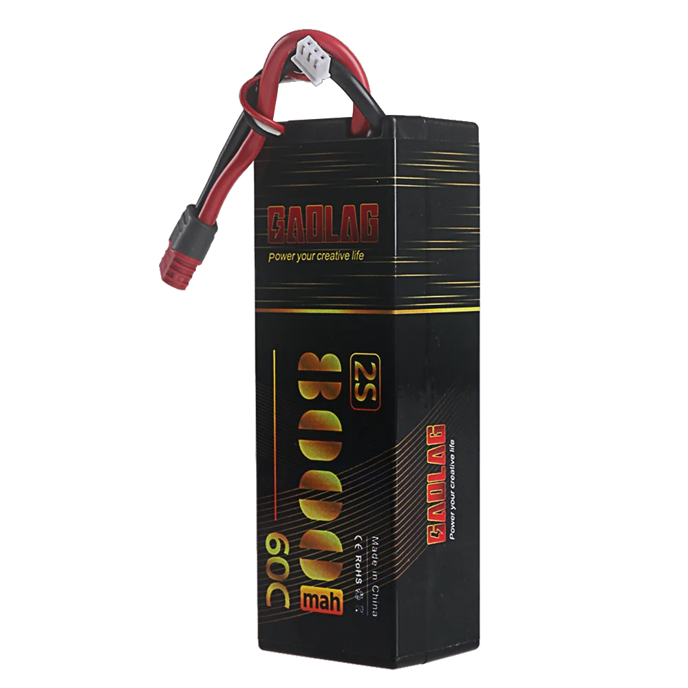 Lipo 2S 7.4V Battery 8000mAh 60C Racing Series Hard Case With T Deans XT60 Plug For RC Car Boat Evader Car Truck Vehicle Buggy
