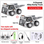 Rc Excavator Bulldozer Truck Toys for Boy 2.4G Remote Control Dumper Engineering Vehicle Tractor Crawler Birthday Gift Child