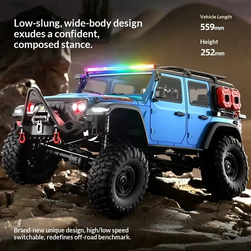 Huangbo Hot Selling 1:10 Remote Control Off Road Vehicle The Second Generation Upgraded Full Scale Climbing Vehicle Remote Car