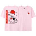 JDM Racing Graphic Tee — Oversized 100% Cotton Unisex T-Shirt