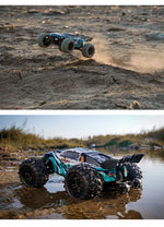 16102PRO Brushless 4WD RC Cars For Adults，1:16 Fast RC Cars With 70KM/H High-Speed Remote Control Car, All Terrain Off-Road Truc