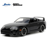 JADA 1:32 DieCast Model Car Fast & Furious 1995 Toyota Supra Detailed Interior Rubber Tires JD33381