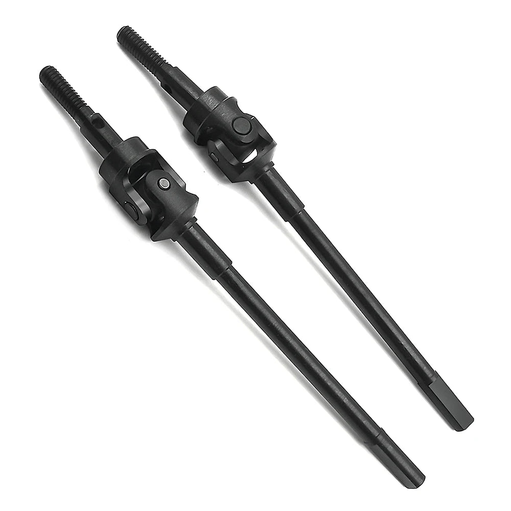 YEAHRUN RC Car Drive Shafts Hard Steel Front&Rear Axle CVD Drive Shafts for 1/10 RC Crawler Axial SCX10 II 90046 Upgrade Parts