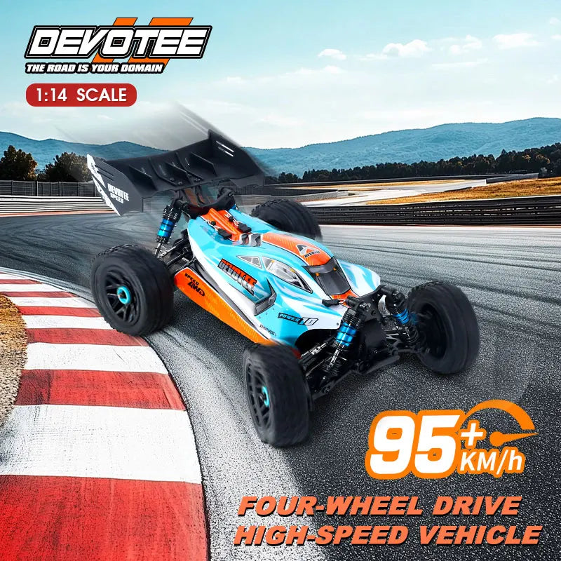 XDKJ-001 95KM/H 4WD RC Cars 3S Racing Car 1/14 Brushless High Speed Competitive Drift Remote Control Toys RC Cars Toys