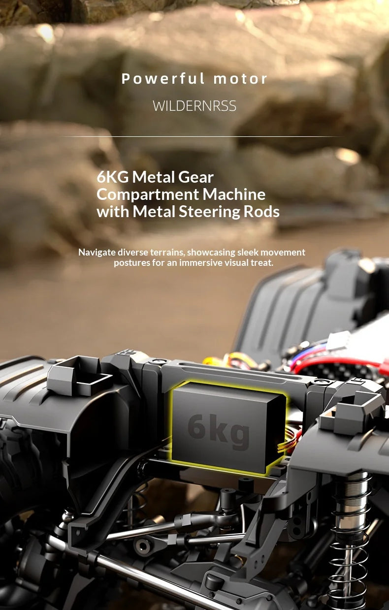 Huangbo Hot Selling 1:10 Remote Control Off Road Vehicle The Second Generation Upgraded Full Scale Climbing Vehicle Remote Car