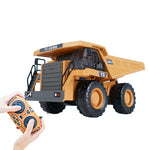 Rc Excavator Bulldozer Truck Toys for Boy 2.4G Remote Control Dumper Engineering Vehicle Tractor Crawler Birthday Gift Child