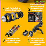 Mangniu MN168 1/12 rc car 280 Motor 4WD Electric RC Off-Road Rock Climbing Truck with Metal Chassis 2.4G  Toy Gift for Boy Adult