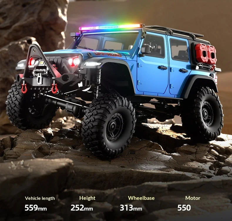 Huangbo Hot Selling 1:10 Remote Control Off Road Vehicle The Second Generation Upgraded Full Scale Climbing Vehicle Remote Car