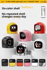 Your Car'S New Best Friend Interactive Electronic Pet With Mood Expressions For Drive Fun Trendy Toy