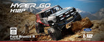 MJX Hyper Go H12Y+ 1/12 4WD RC Car Professional Off-Road Racing 12km/H Sensored Brushless Motor 2.4G Remote Control Cars Truck