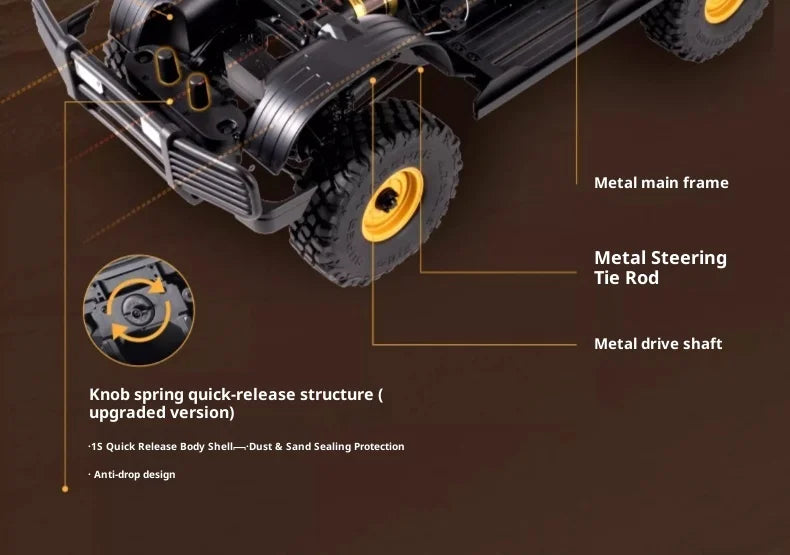 Range Rover FMS 1/10 FCX10 Camel Cup 4WD Edition Car Official Licensed Product Simulation Electric brushed Remote Control Climbing Off Road Vehicle
