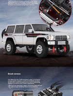 Ralaro Tk07 1/7 Remote Control Electric 4wd Drive Climbing Double-Speed Differential Lock Climbing Off-Road Vehicle Rc Model Car