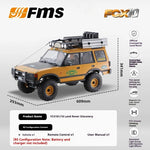 Range Rover FMS 1/10 FCX10 Camel Cup 4WD Edition Car Official Licensed Product Simulation Electric brushed Remote Control Climbing Off Road Vehicle
