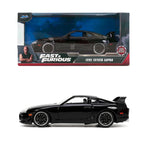 JADA 1:32 DieCast Model Car Fast & Furious 1995 Toyota Supra Detailed Interior Rubber Tires JD33381
