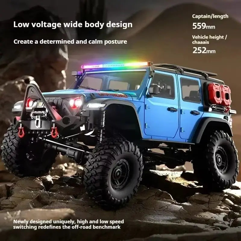 1/10 RC Car HB RTR R1011 Remote Control Vehicle 2.4G Full Proportional Rock Crawler LED Light 4WD Off-Road Climbing Truck Toys