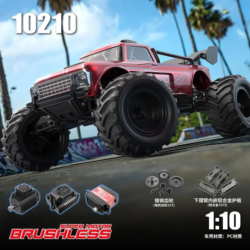 In Stock New MJX 1/10 Full Scale Brushless 10210 Four-Wheel Drive High-Speed Car Rc Remote Control Car Professional Racing Car