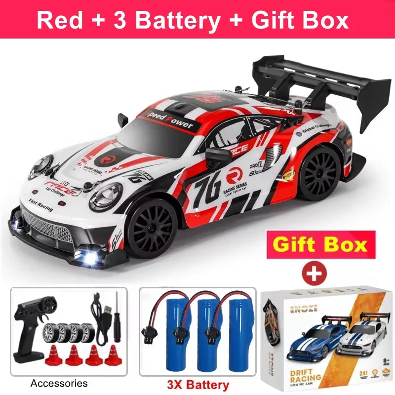 4WD RC Drift Car Remote Control GTRPRO AE86PRO Model 4x4 Racing RTR Radio Truck Vehicle Toy Gift for Boy Girl Children Kid Adult