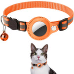 Reflective Breakaway Cat Collar with AirTag Holder