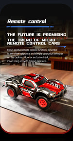 HBToys 1:36 DK3601-3 Rc Car Mini 4WD High Speed Short Truck High Speed Off Road Truck Competitive Racing Toy For Boys Gifts New