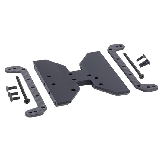 Carbon Fiber Chassis Skid Plate Transmission Plate for 1/10 RC Crawler Car Axial SCX10 Capra 1.9 UTB F9 AXI03004 Upgrade Parts
