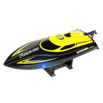 HJ812 2.4G 4CH RC Boat Waterproof 25km/H High Speed Electric Racing Speedboat with LED Light Outdoor Lakes Pools Toys for Kids