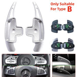 Car Steering Wheel Paddle Shifters Aluminum Shift Paddle Blade for Benz A B C E GLE GLA GLC Class W176 W205 W246 C117 W218