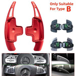 Car Steering Wheel Paddle Shifters Aluminum Shift Paddle Blade for Benz A B C E GLE GLA GLC Class W176 W205 W246 C117 W218
