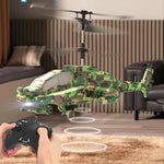 2.4G RC Helicopter Altitude Hold LED Lights Rechargeable Crash-Proof Simulation Aircraft Model Kids Beginner Toy Gift