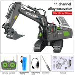 Rc Excavator Bulldozer Truck Toys for Boy 2.4G Remote Control Dumper Engineering Vehicle Tractor Crawler Birthday Gift Child