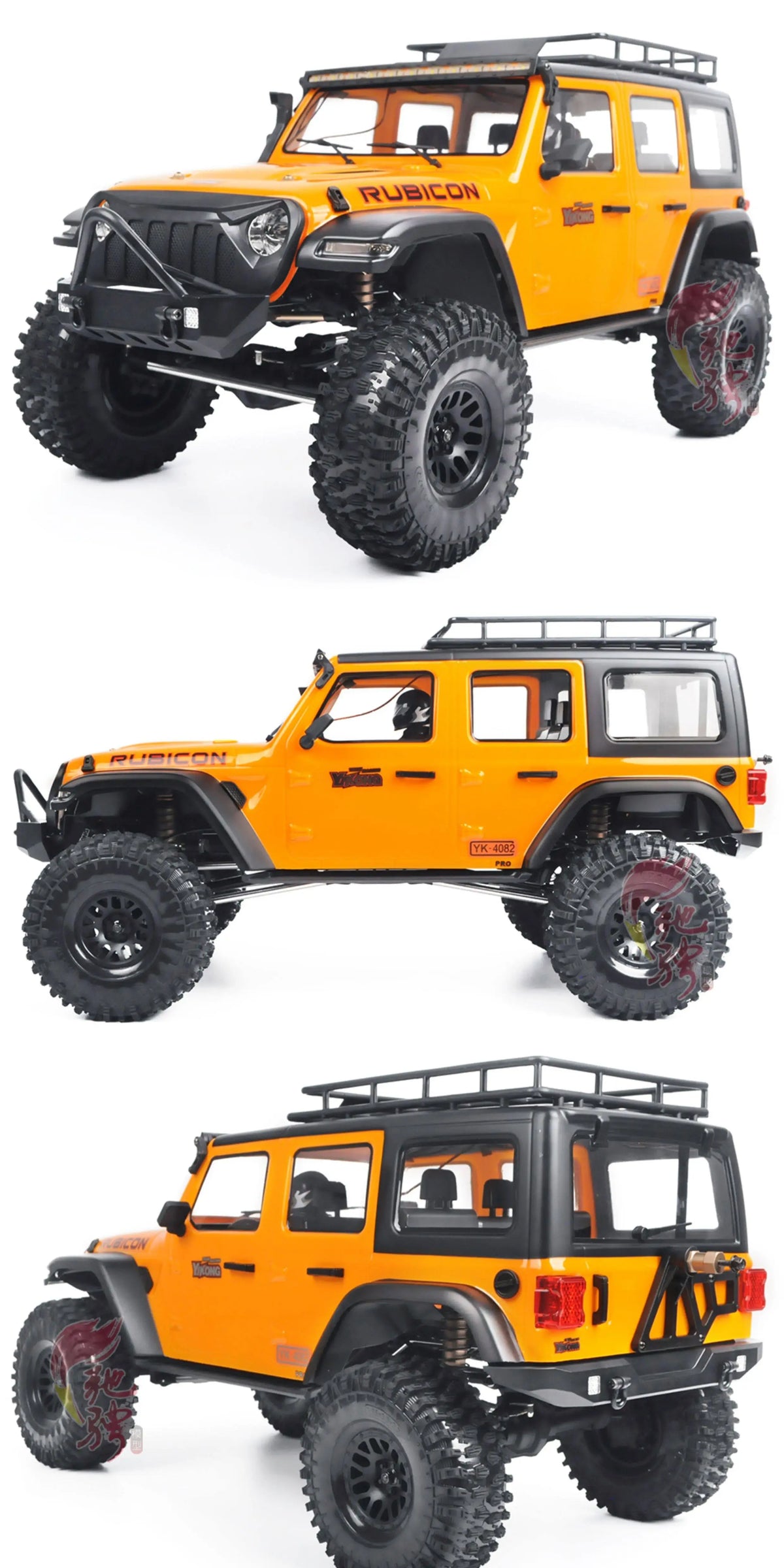 YIKONG YK4082 V3 Professional RC Remote Control Car Model 1:8 Climbing Car 4WD Differential Lock Shifting Off-Road Vehicle 4082
