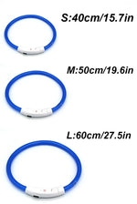 USB Rechargeable LED Safety Collar for Pets
